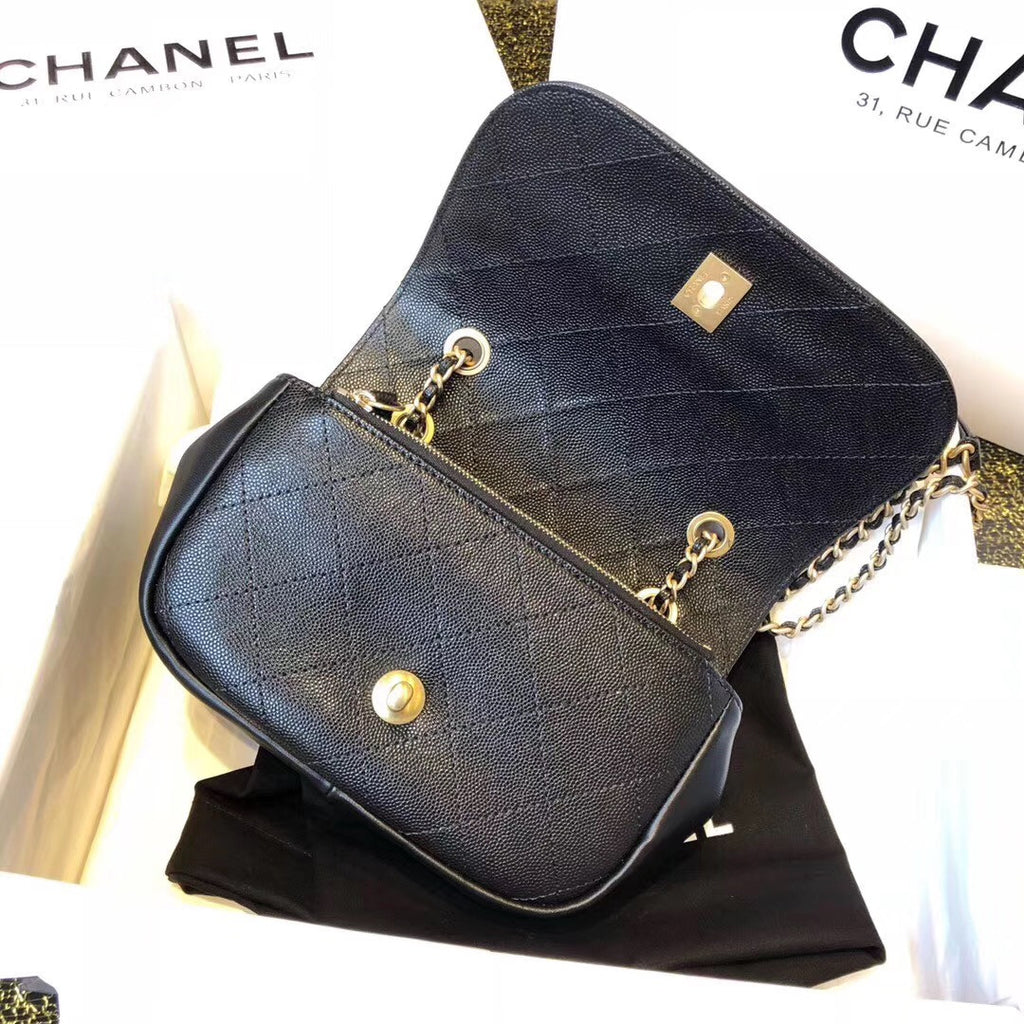 Chanel Flap Bag AS0317 Black
