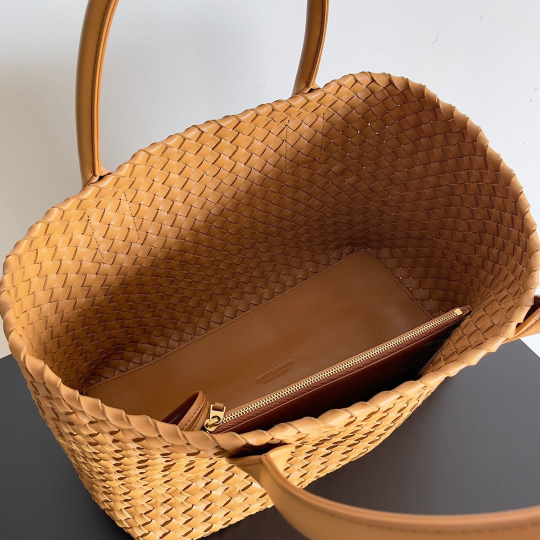 Bottega Veneta Small Cabat Gold