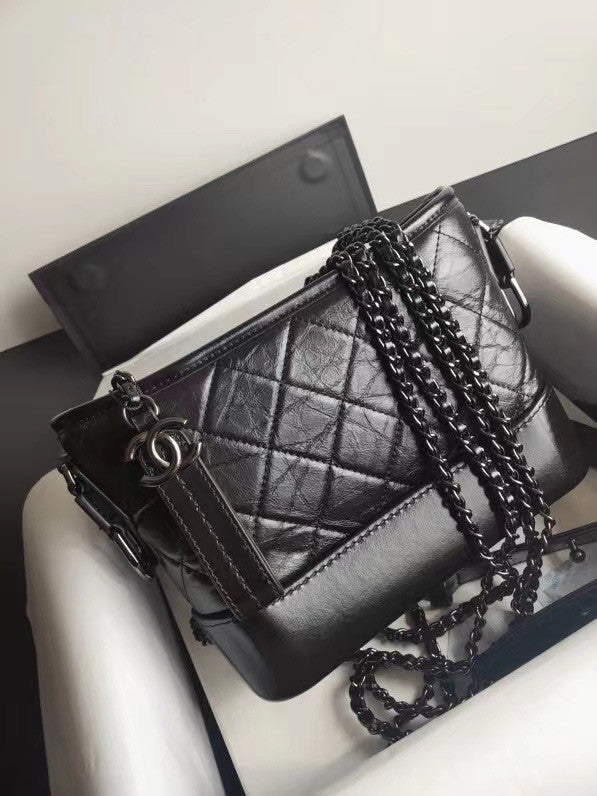 CHANEL'S Limited Edition All-Black GABRIELLE Small Hobo Bag
