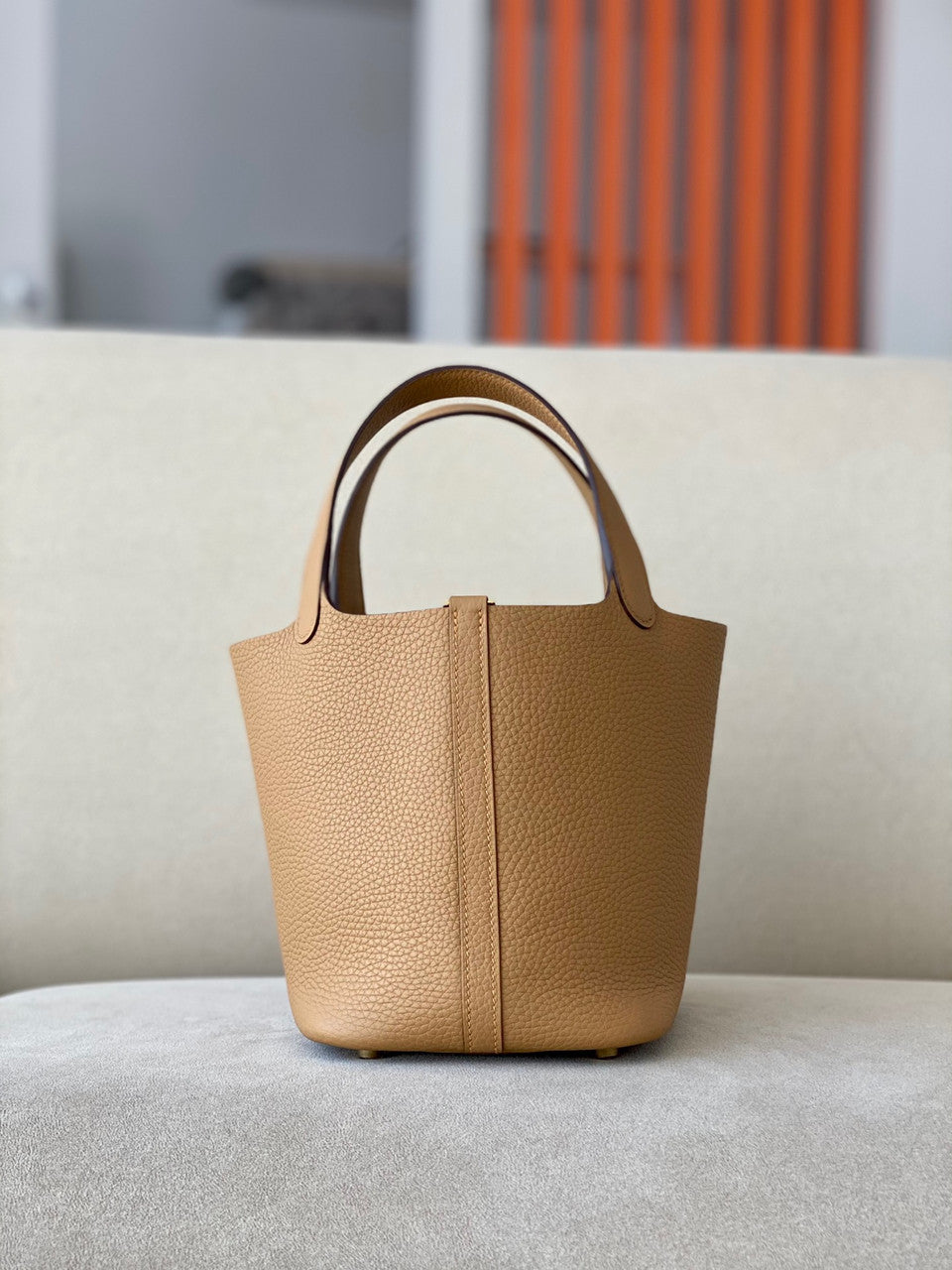 Hermes 4B Biscuit Picotin Lock 18 Togo Leather Bag