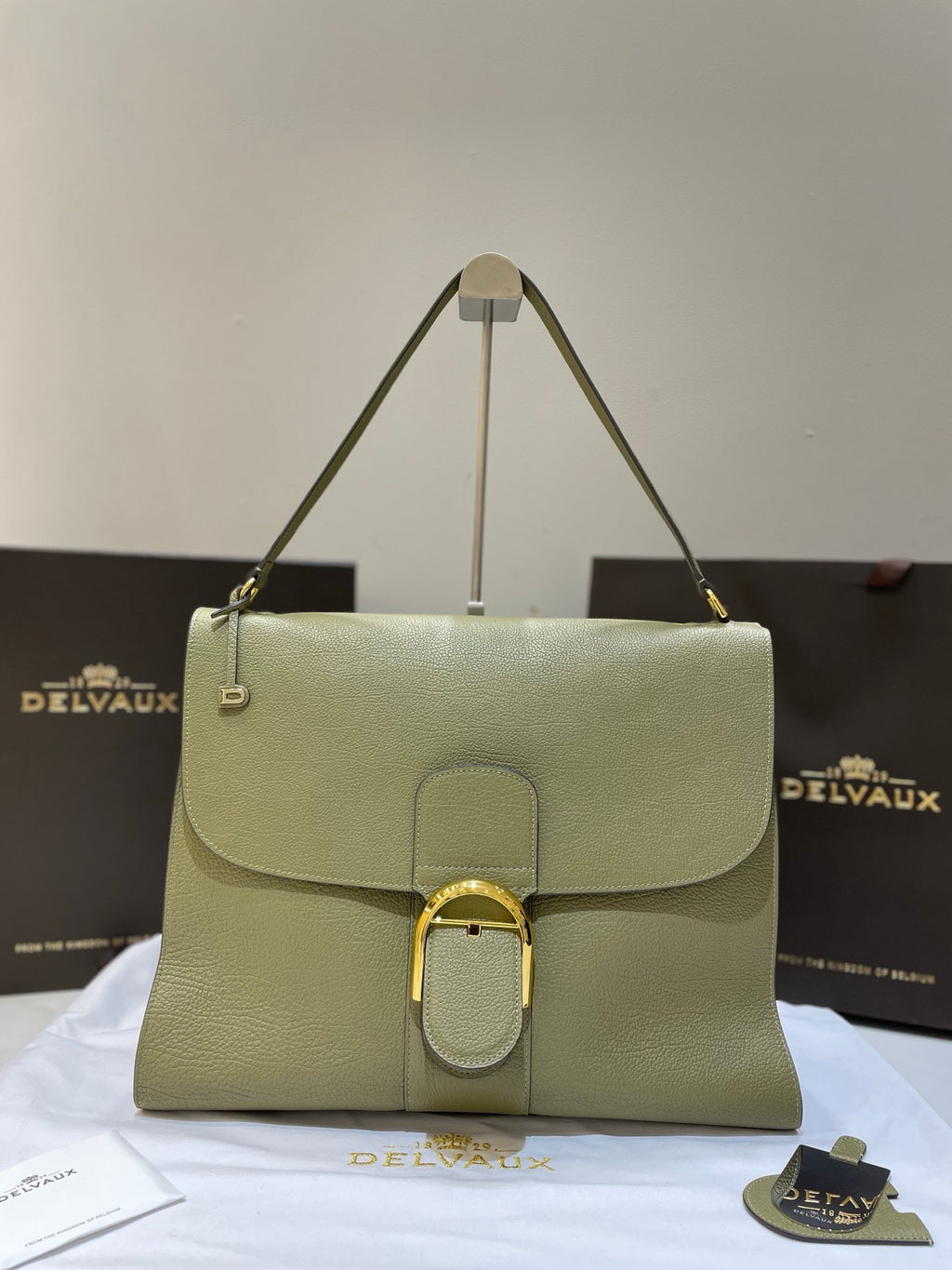 Delvaux Brillant Tempo Large Green