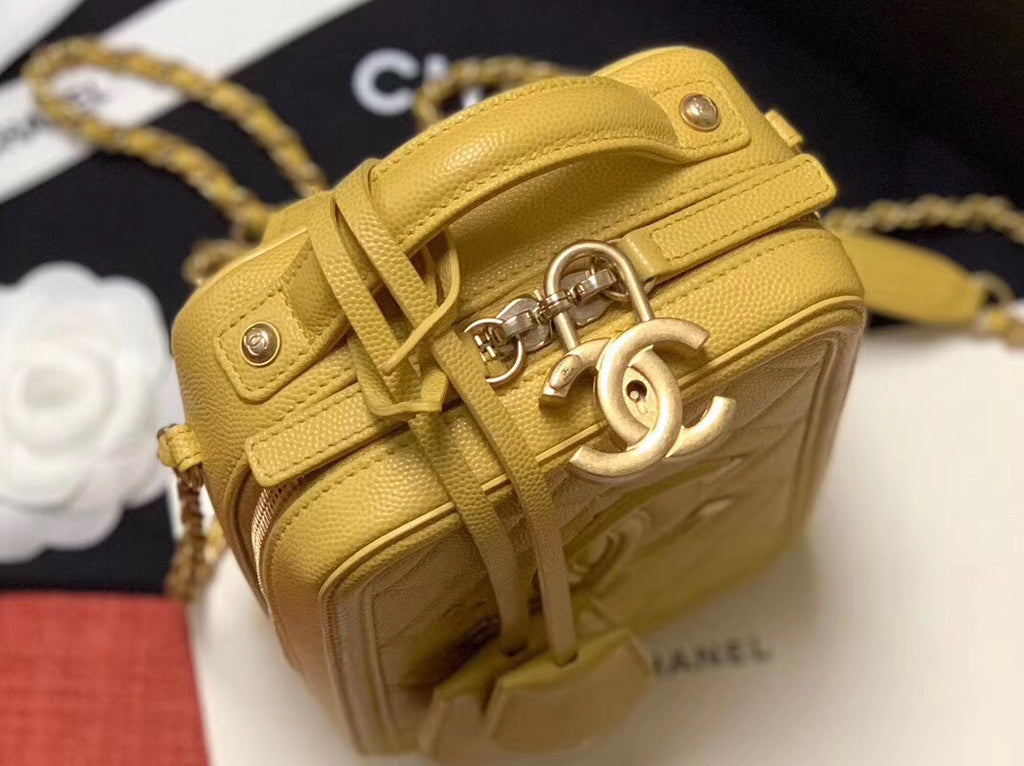 Chanel Vanity Case AS0988 Yellow