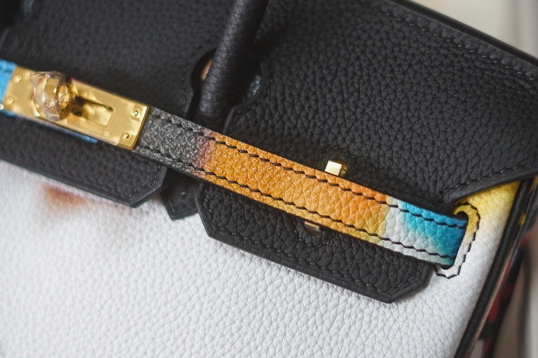 Hermes "POP ROCK" Birkin 25 cm Black Togo Gold Hardware