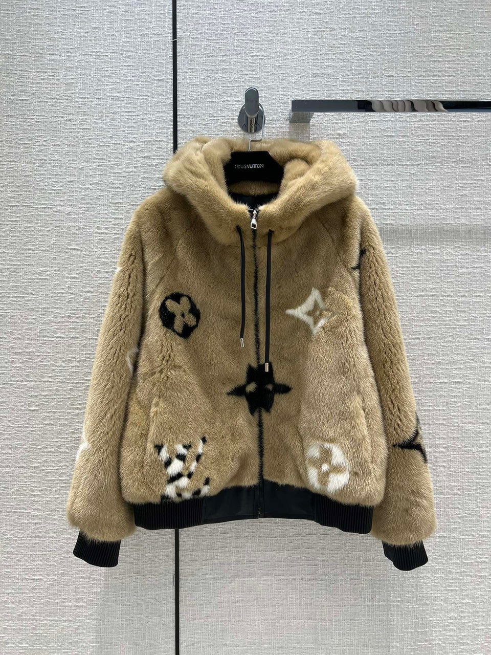 Louis Vuitton LV NIGHT MONOGRAM MINK HOODIE