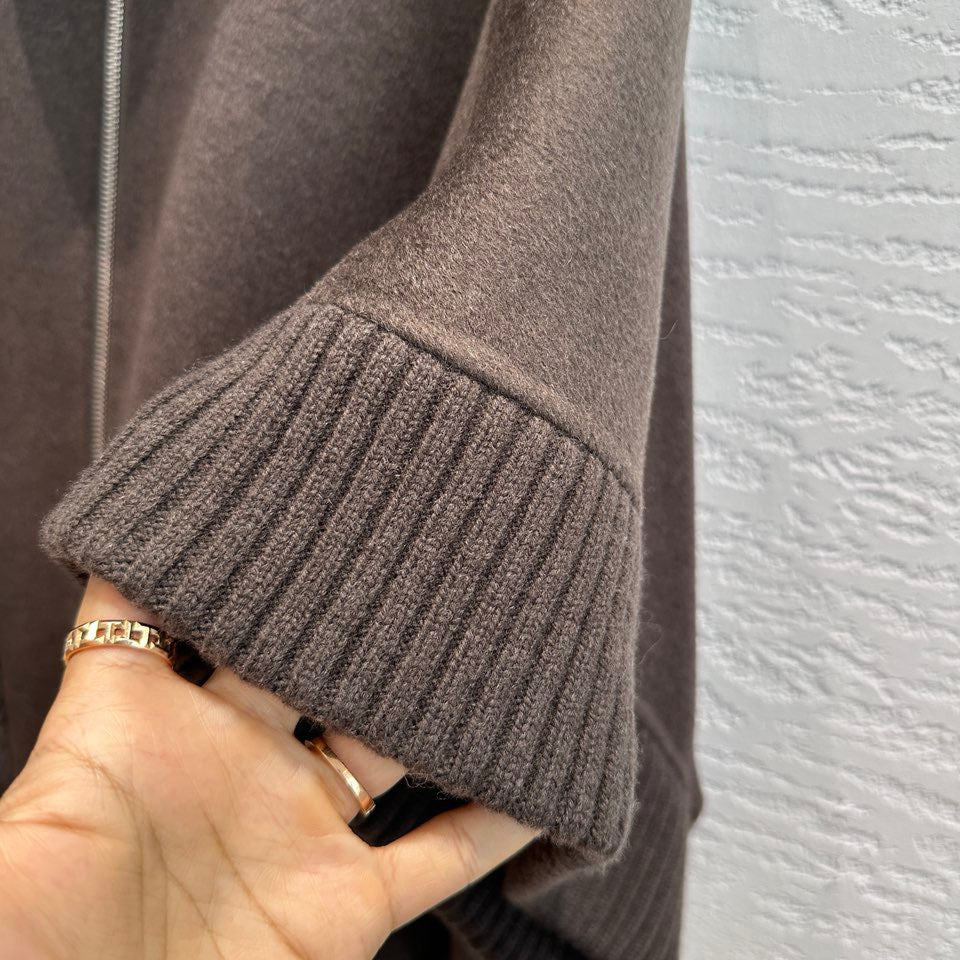 Loro Piana Mink Fur Cape Coat — Copenhagen Purple Label — Fall/Winter 2026-2027 Loro Piana