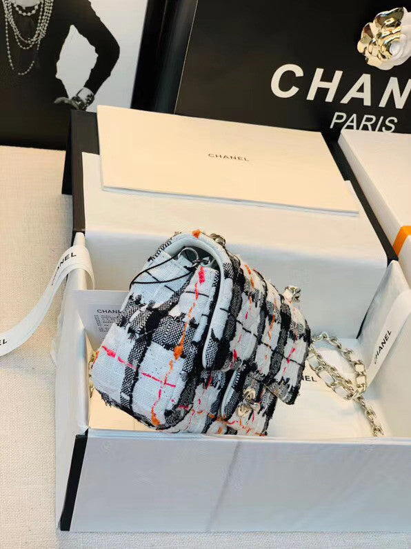 Chanel Tweed Mini Flap Bag