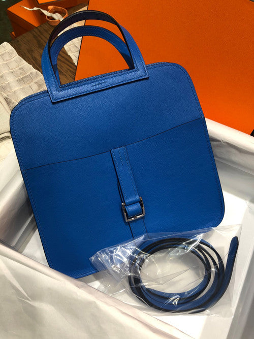 Hermes  Blue Hydra Halzan mini bag