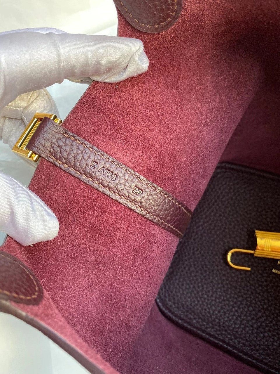 Hermes Rouge Sellier Picotin Lock 18 Togo Leather Bag