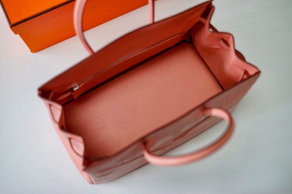 Hermes Shadow Birkin 35 Sakura Pink Swift Palladium Hardware