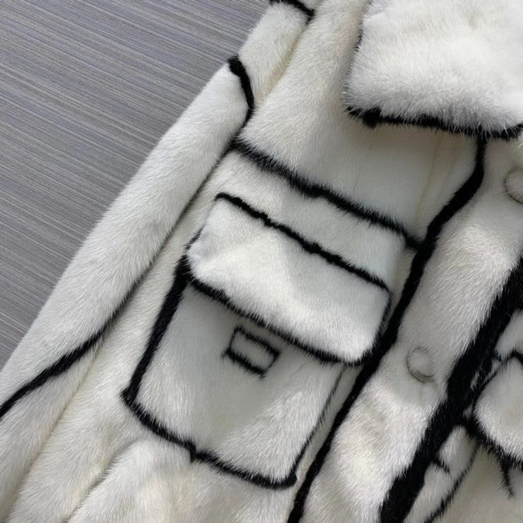 Fendi  Limited Edition Roma Joshua Vides mink coat