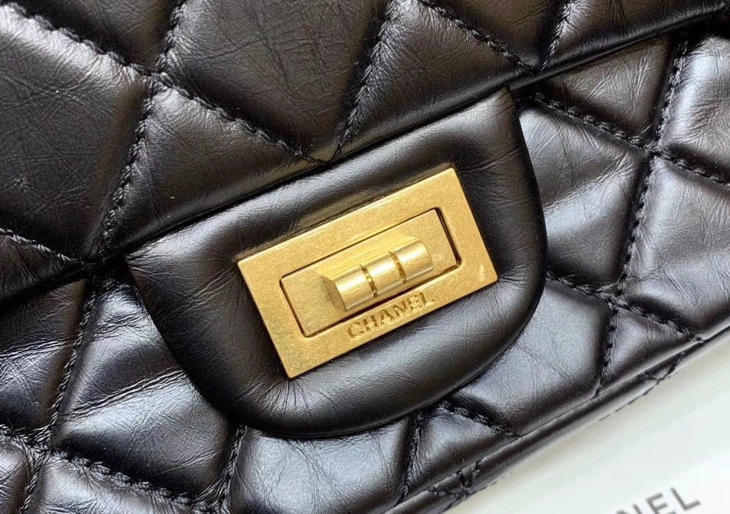 Chanel Reissue large 2.55 handbag with Gold Hardware