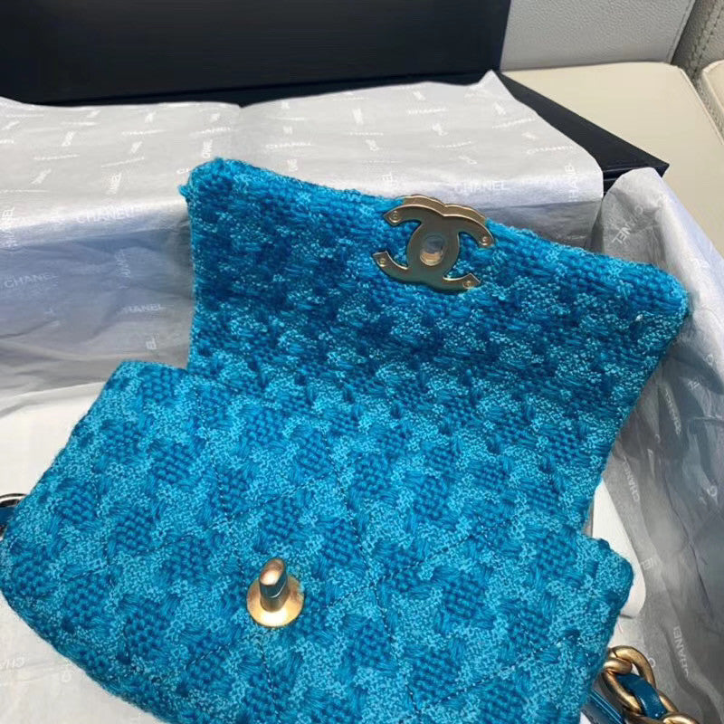 CHANEL 19 Waist Bag Blue