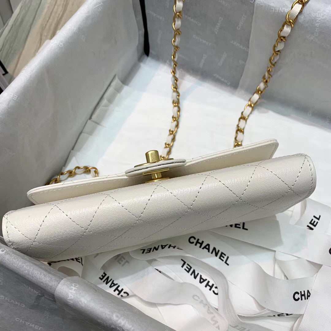 Chanel Clutch with Chain White  AP1001