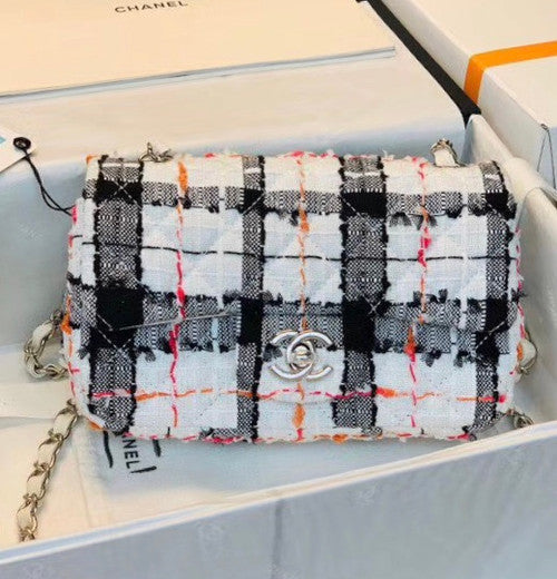 Chanel Tweed Mini Flap Bag