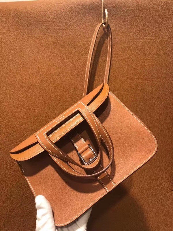 Hermes Gold Halzan mini bag