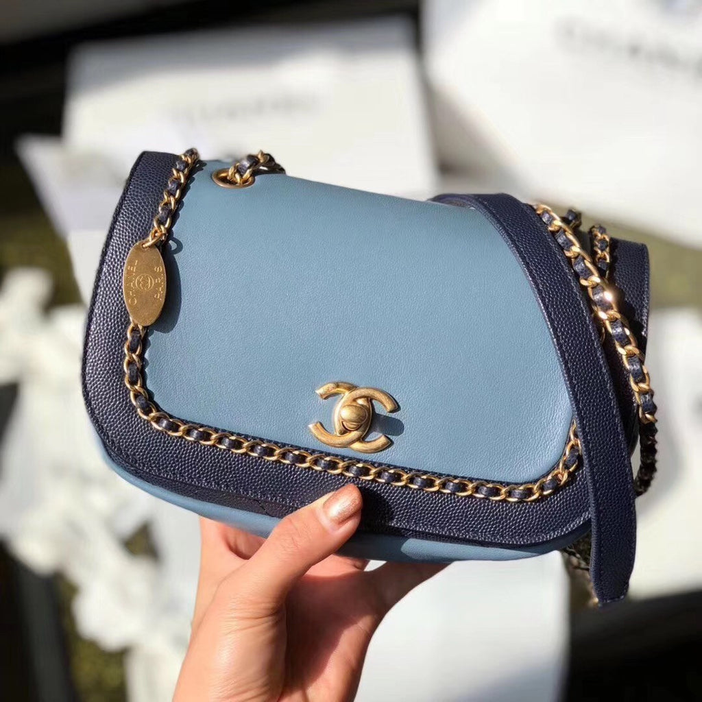 Chanel Flap Bag AS0317 Blue