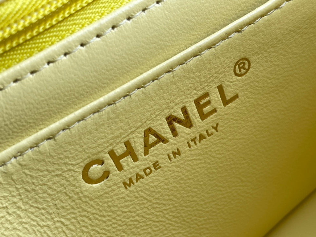 Chanel Rainbow Metal mini flap bag Pink