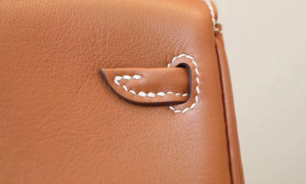 Hermes Quelle Idole Kelly Doll Bag Gold Swift Gold Hardware
