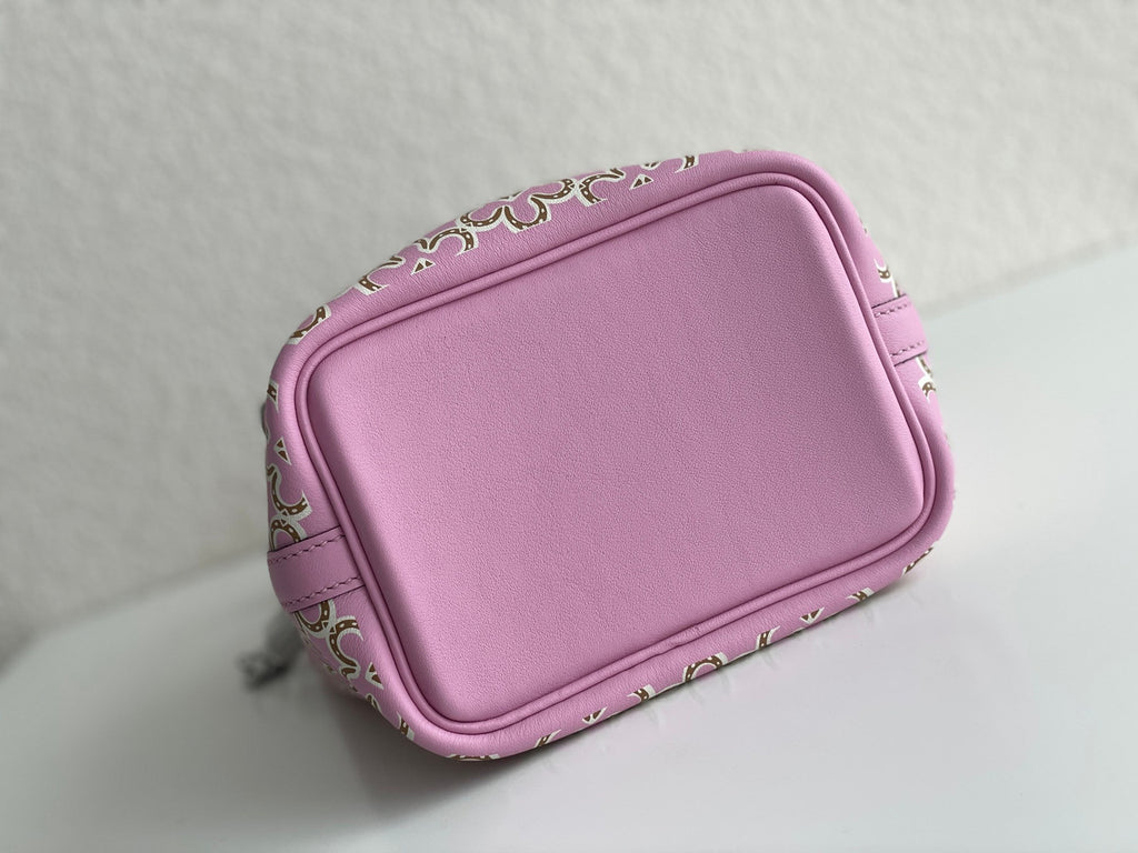 Hermès "Lucky Daisy" Mauve Sylvestre Swift Picotin Lock 18 Palladium Hardware, 2022