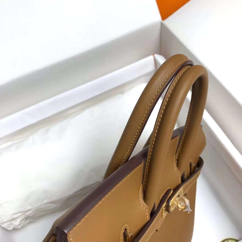 Hermes Beige de Weimer Birkin 25 cm Swift Gold Hardware
