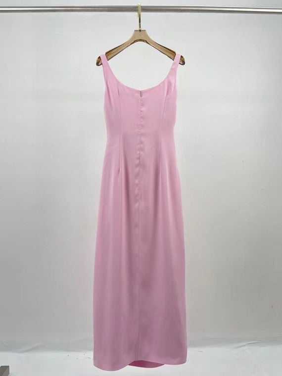 Versace Medusa floor-length dress Pink