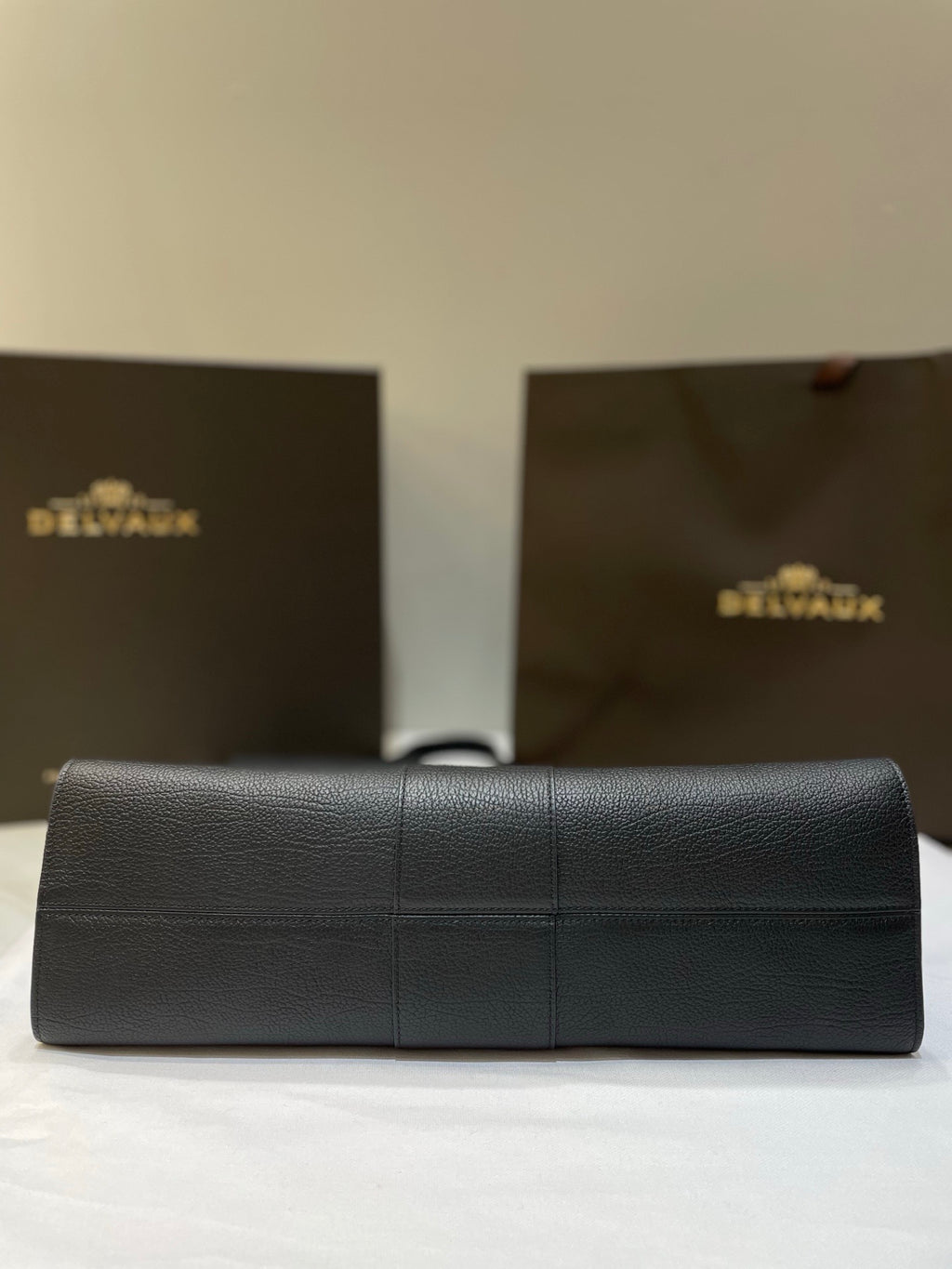 Delvaux Brillant Tempo Large (GM) Black