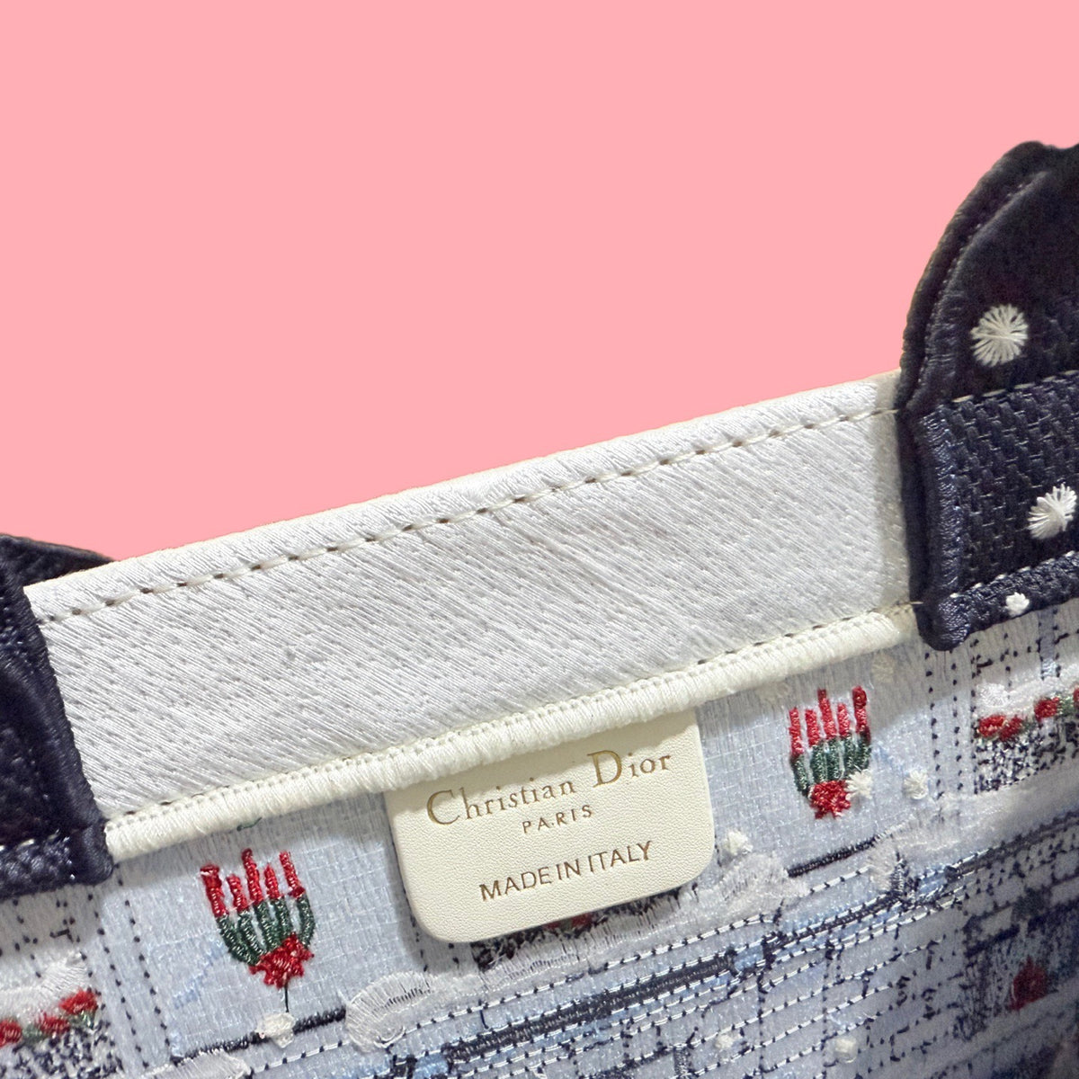 Dior Mini Book Tote – JWA Debut Runway "Christmas House" Limited Edition