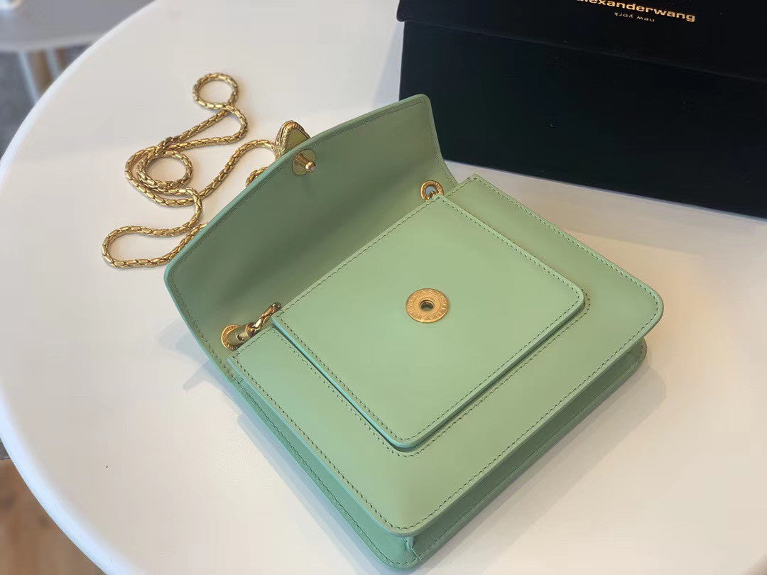 ALEXANDER WANG X BVLGARI LIMITED EDITION CROSSBODY BAG GREEN