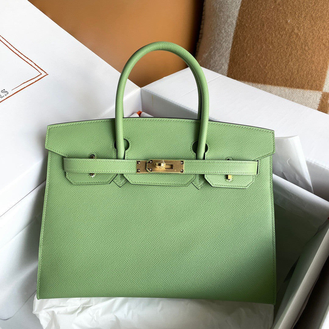 Hermès Vert Criquet Birkin 30 cm Epsom Leather Gold Hardware