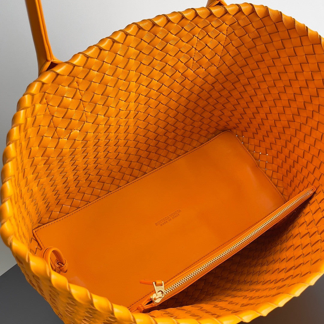 Bottega Veneta Small Cabat Orange