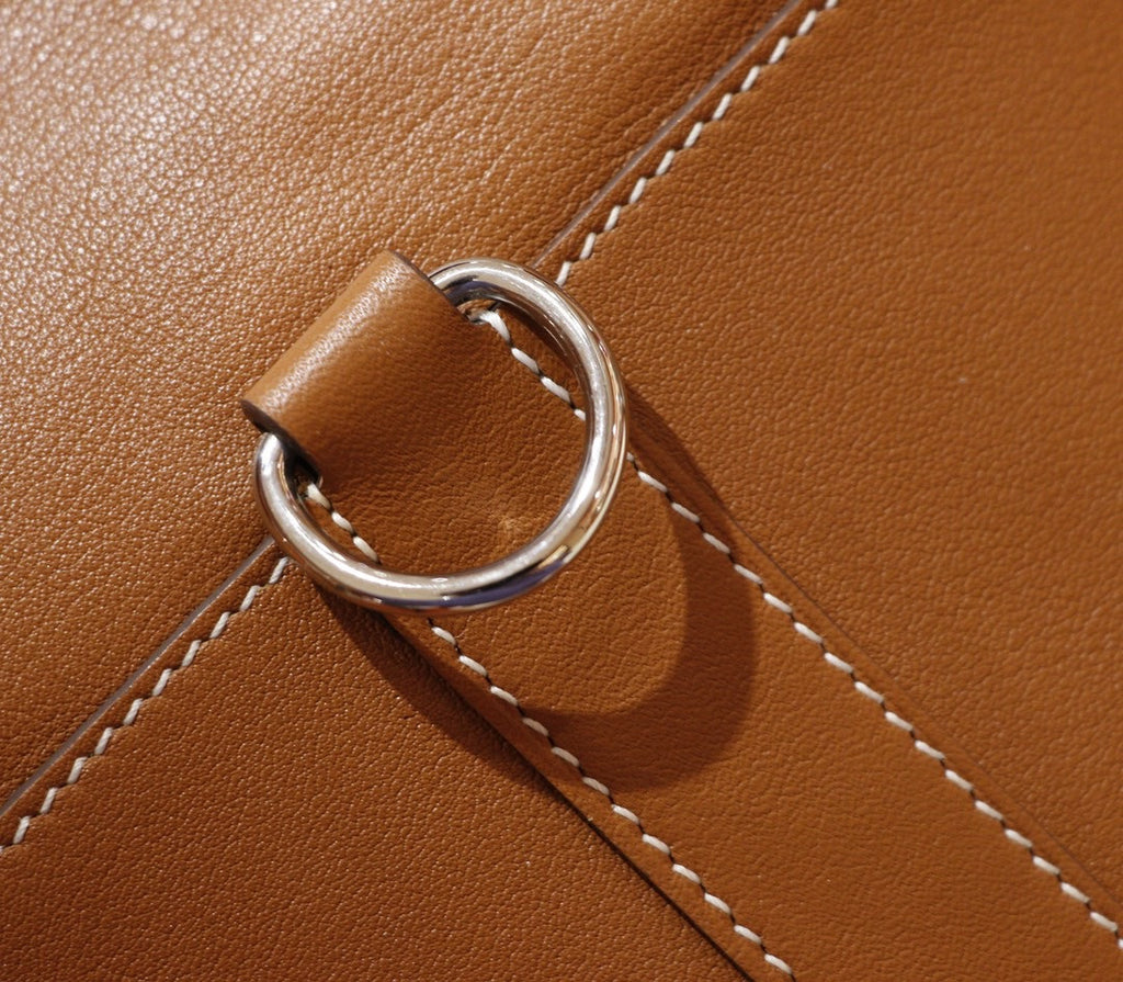 Hermes 26cm Toolbox Bag Gold Swift Calf Leather