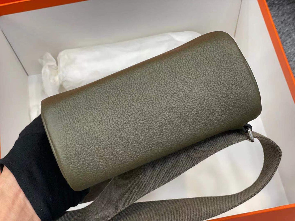 Hermes Kelly HAC A Dos Bag Olive Togo Leather Palladium Hardware 2022