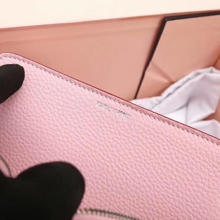 DELVAUX Cool Box Leather Satchel Pink