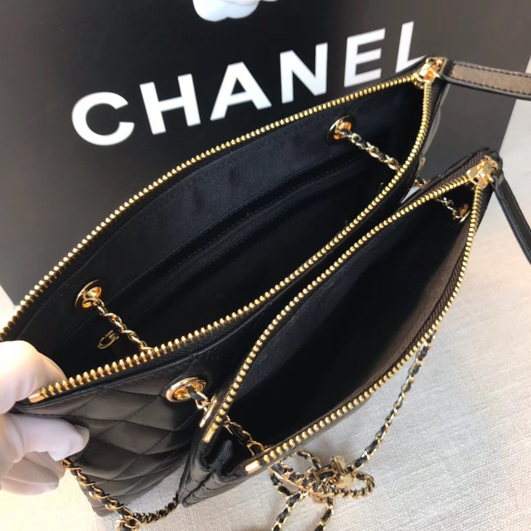 Chanel Clutch With Chain Black