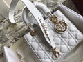 Christian Dior MY ABCDIOR LAMBSKIN BAG White