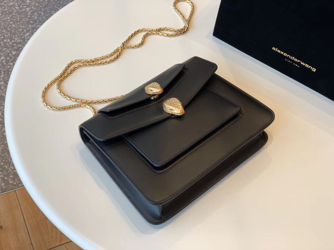 ALEXANDER WANG X BVLGARI LIMITED EDITION CROSSBODY BAG BLACK