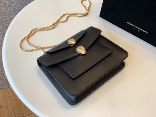 ALEXANDER WANG X BVLGARI LIMITED EDITION CROSSBODY BAG BLACK