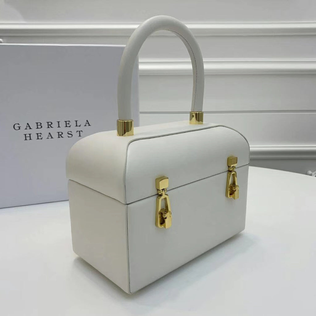 Gabriela Hearst Patsy textured-leather tote White