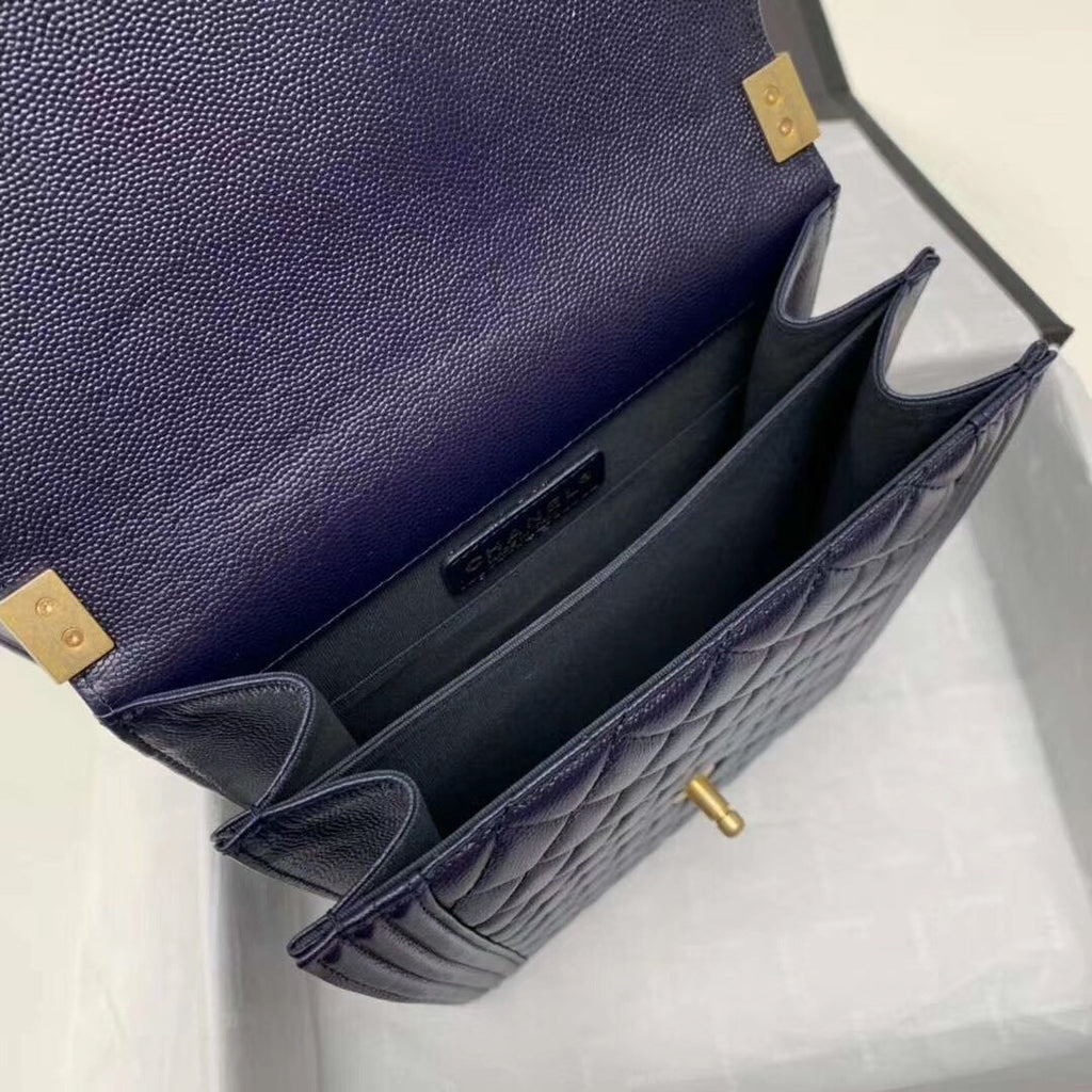Chanel Large BOY CHANEL Handbag AS0132 Black