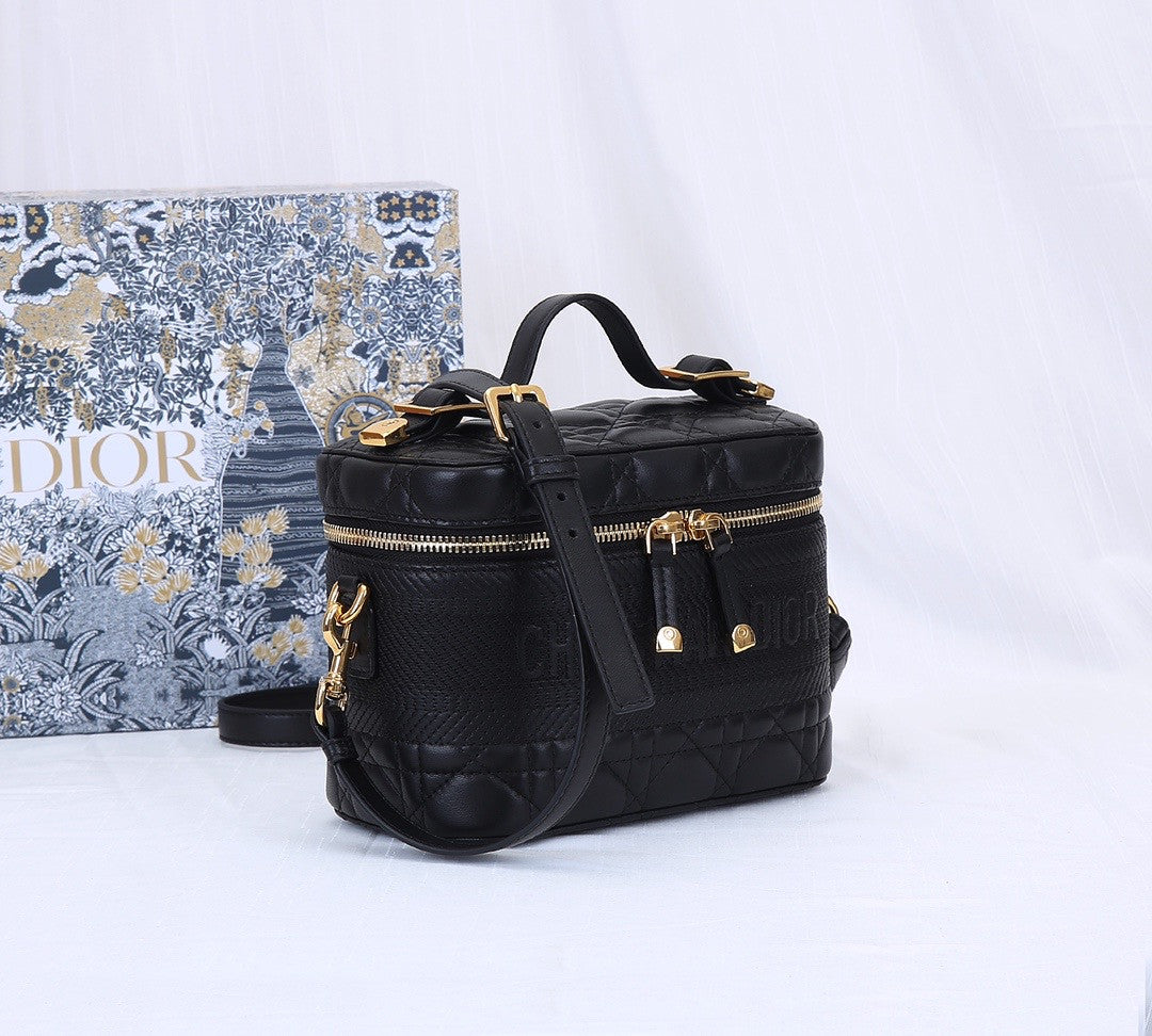 Christian Dior SMALL DIORTRAVEL VANITY CASE BLACK
