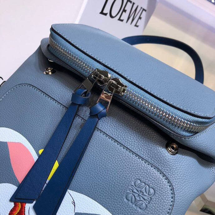 Loewe Goya Dumbo Backpack Stone Blue