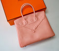 Hermes Shadow Birkin 35 Sakura Pink Swift Palladium Hardware
