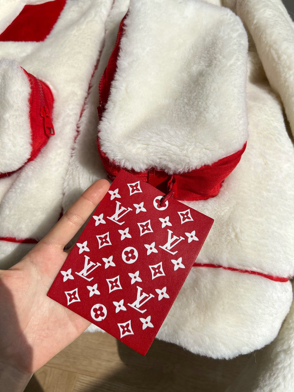Louis Vuitton 1AAV2E MULTIPOCKET SHEARLING JACKET