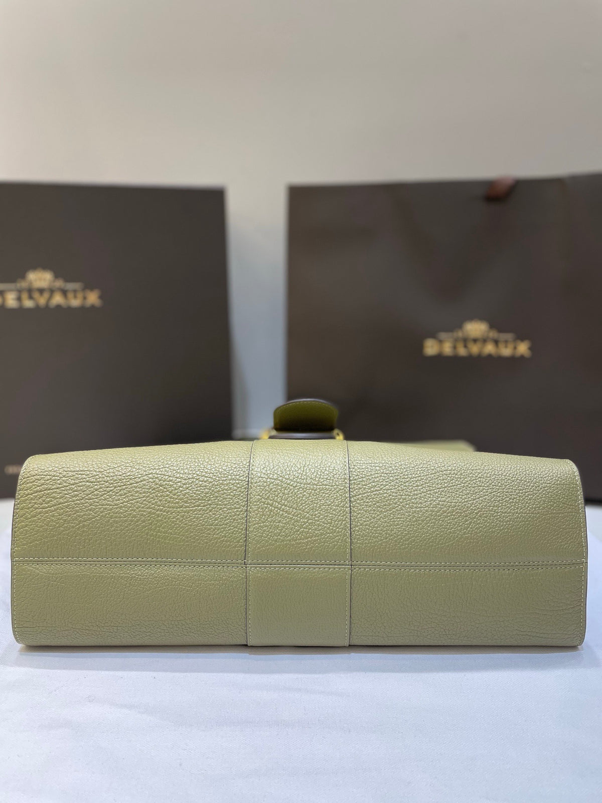 Delvaux Brillant Tempo Large Green