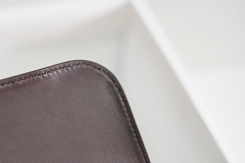 Hermès Brown Corduroy Constance 23cm  Gold GHW