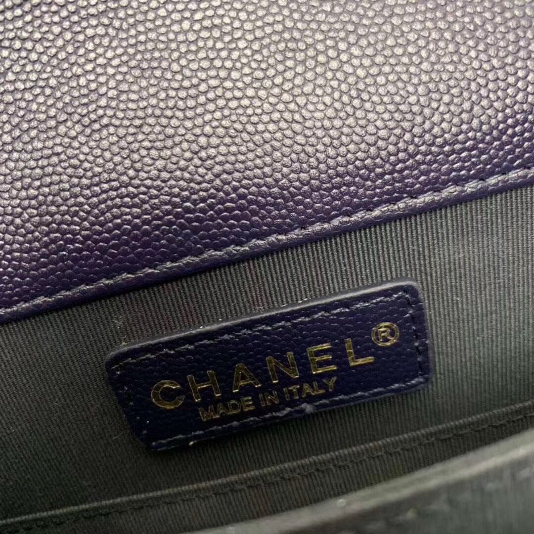 Chanel Large BOY CHANEL Handbag AS0132 Black