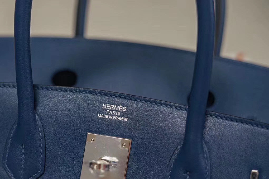 [Exclusive] Hermes Birkin Lakis 30 Bag with palladium hardware