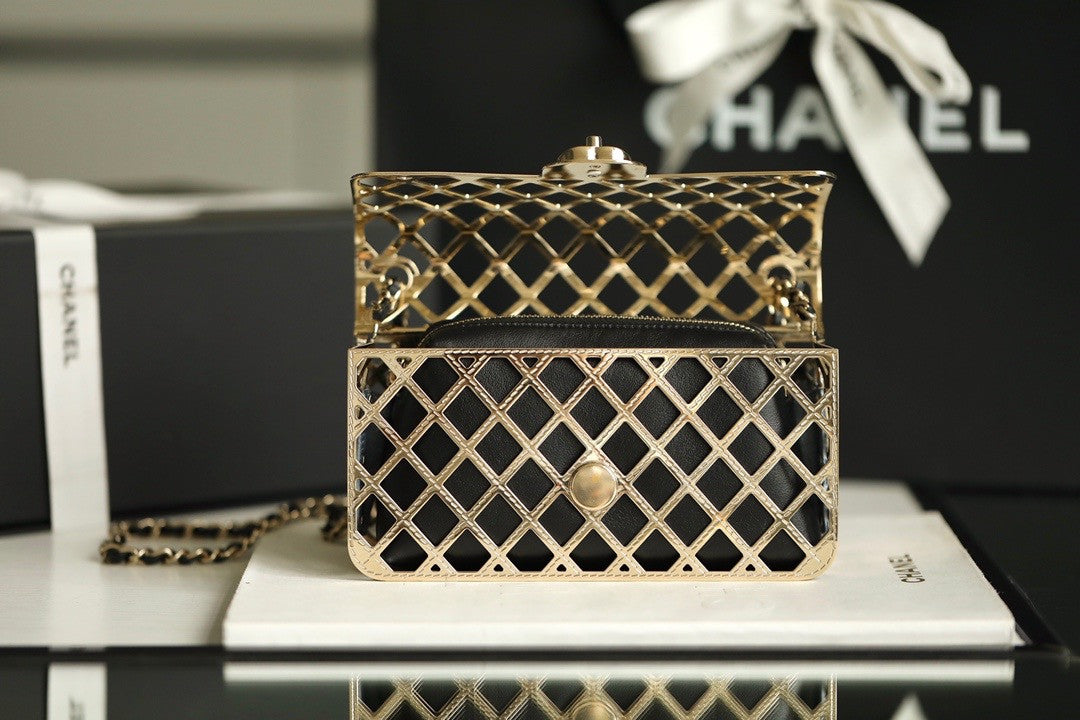 Chanel Limited Edition Metal evening bag SS2021