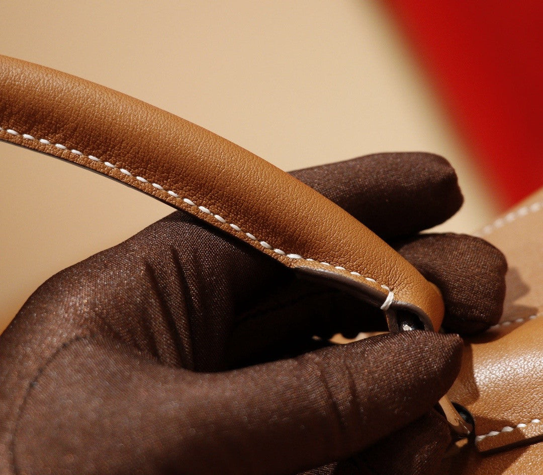 Hermes 26cm Toolbox Bag Gold Swift Calf Leather