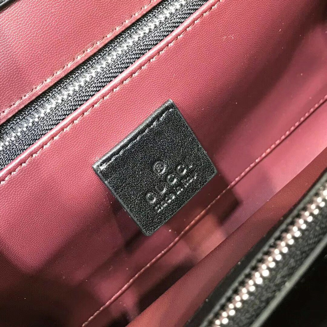 Gucci Zumi python medium top handle bag